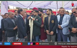36th JKUT Volleyball Championship Begins in MA stadium Jammu watch glimpses of the opening ceremony